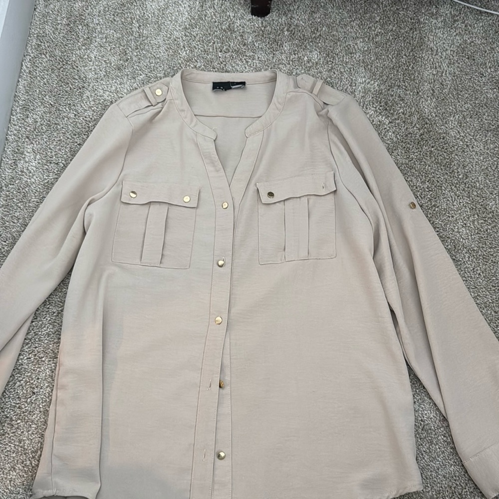 Brown Work Blouse